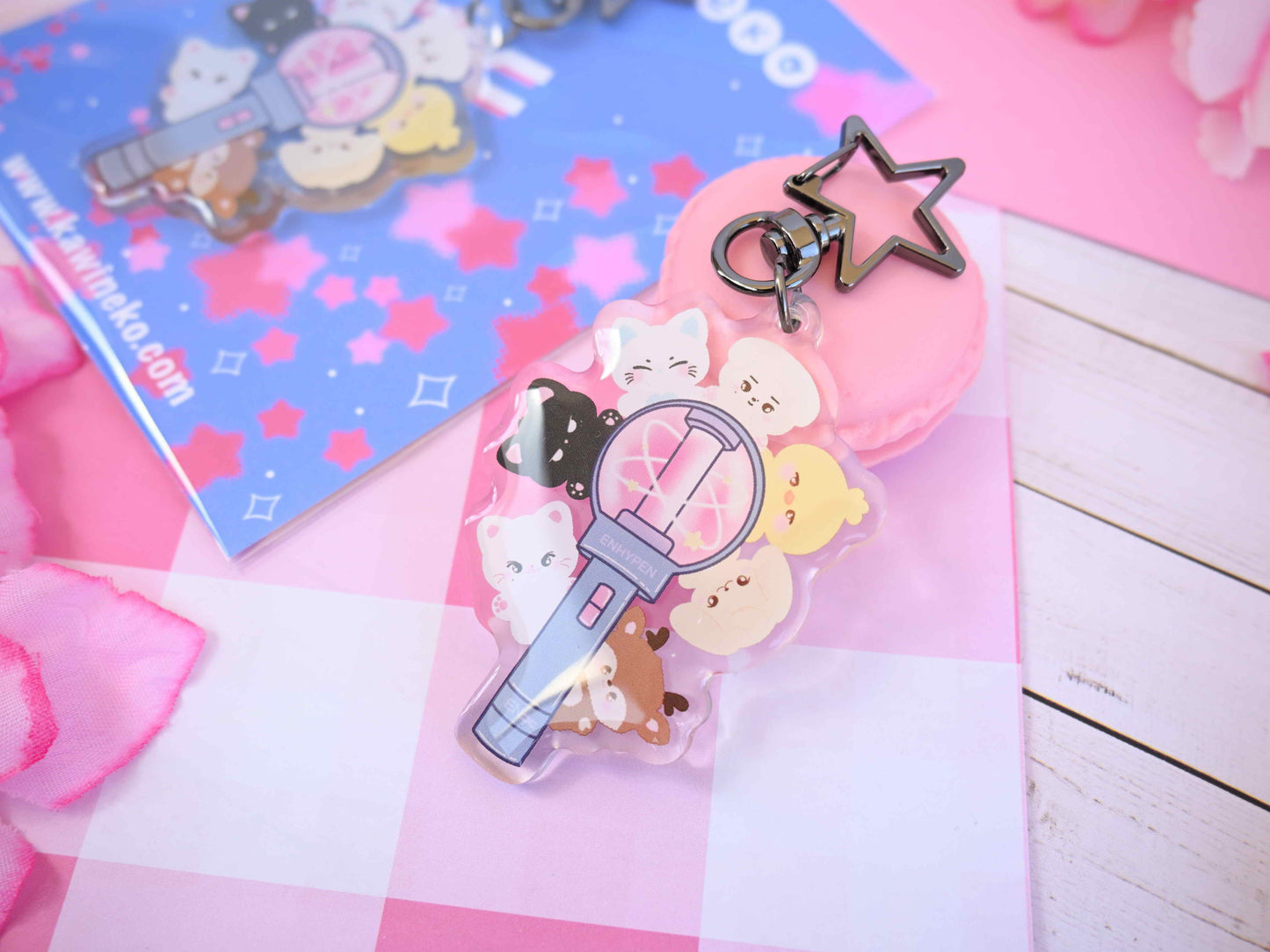 Enhypen Engene light stick keychains merch kpop