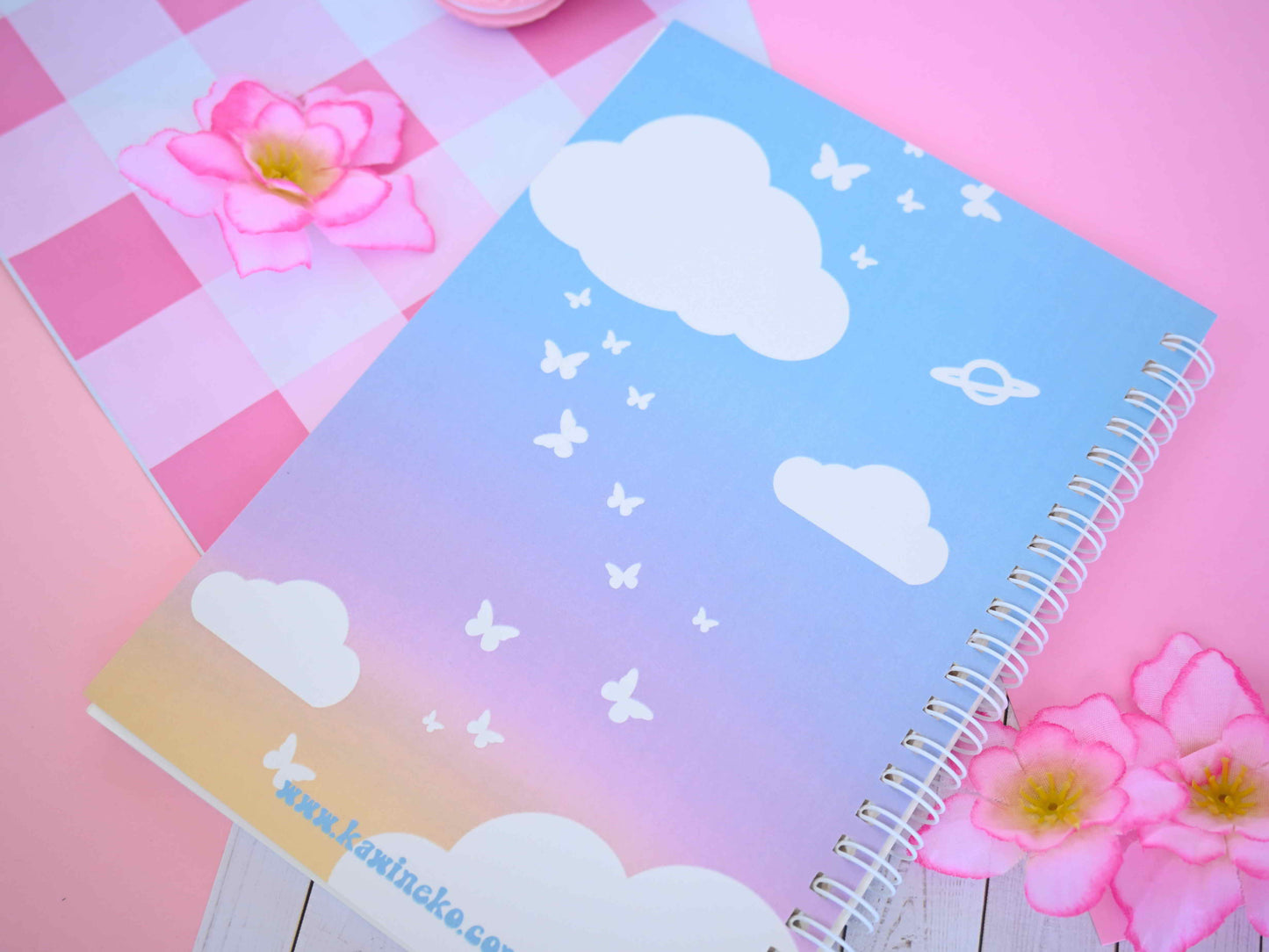 Stress free reusable sticker book kawaii pink