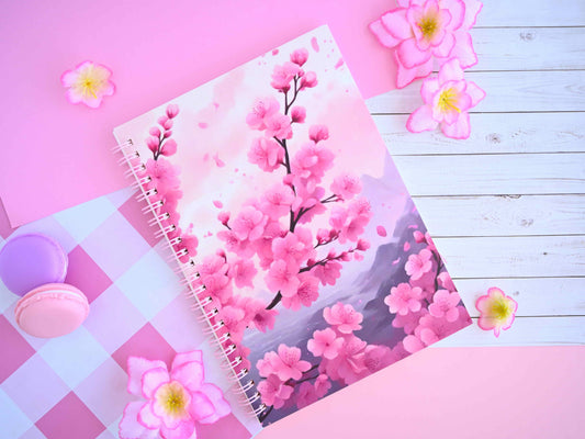 Cherry Blossom reusable sticker book kawaii pink
