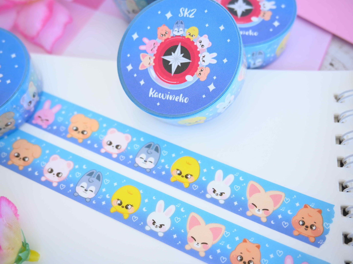 SKZOO washi tape Stray kids merch kpop