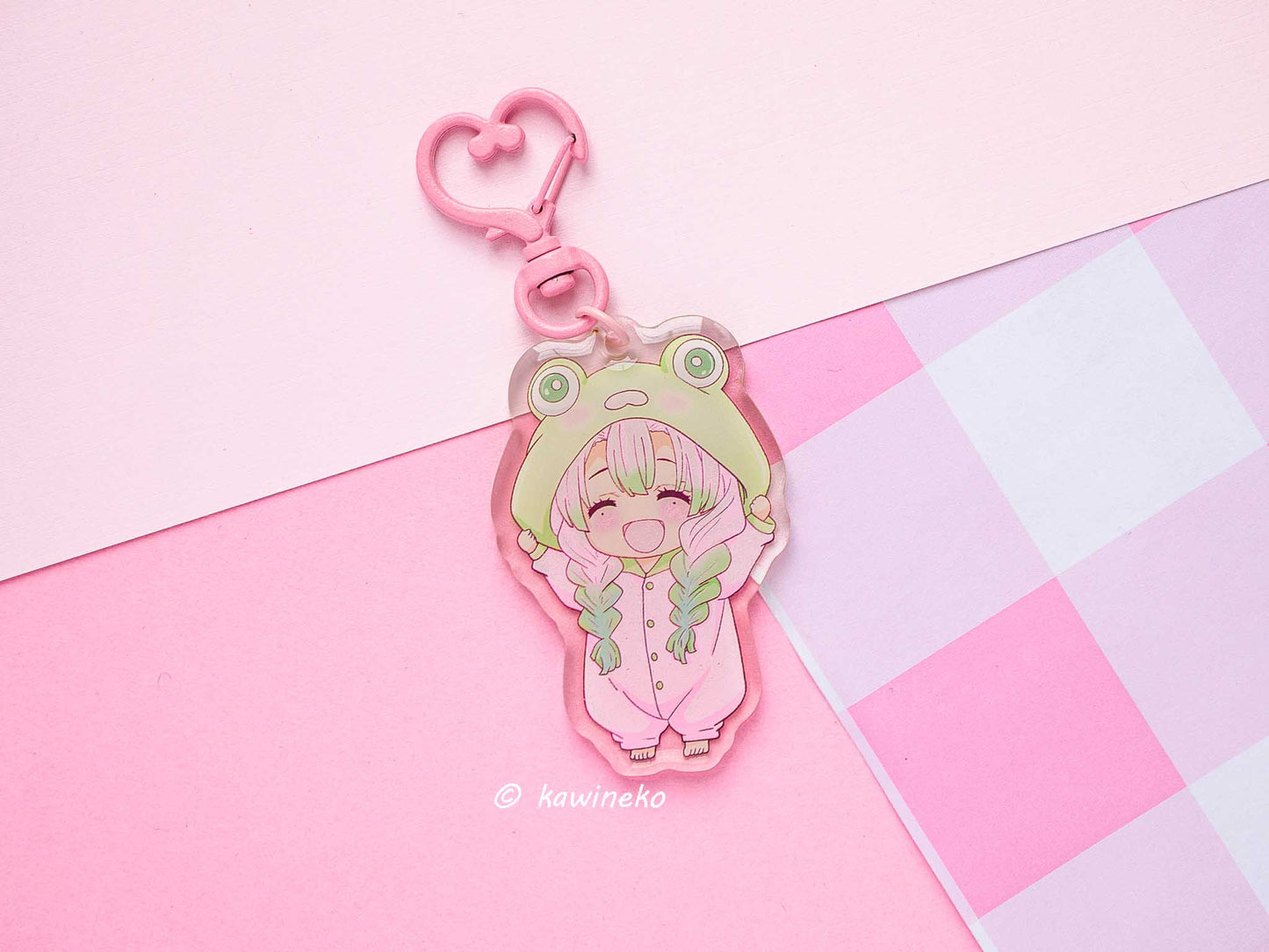 Demon Slayer keychains anime manga accessories kawaii pjs