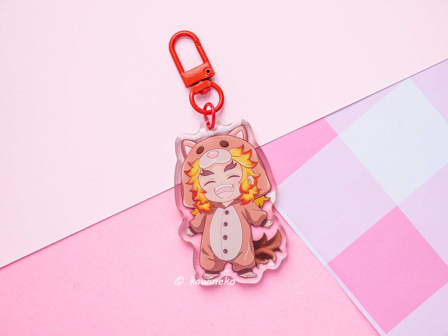 Demon Slayer keychains anime manga accessories kawaii pjs