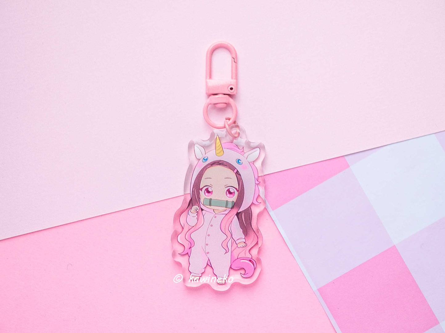Demon Slayer keychains anime manga accessories kawaii pjs