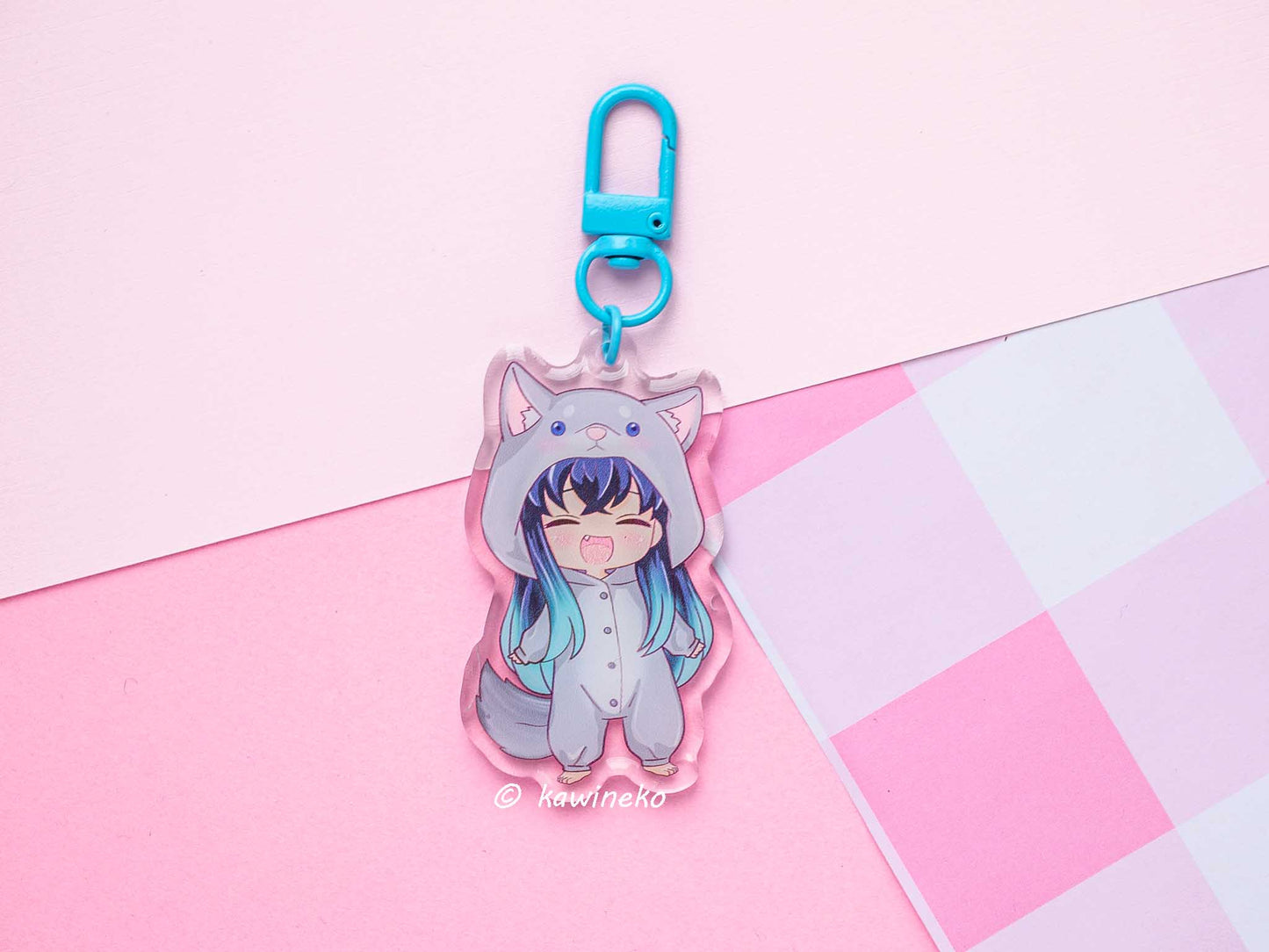 Demon Slayer keychains anime manga accessories kawaii pjs