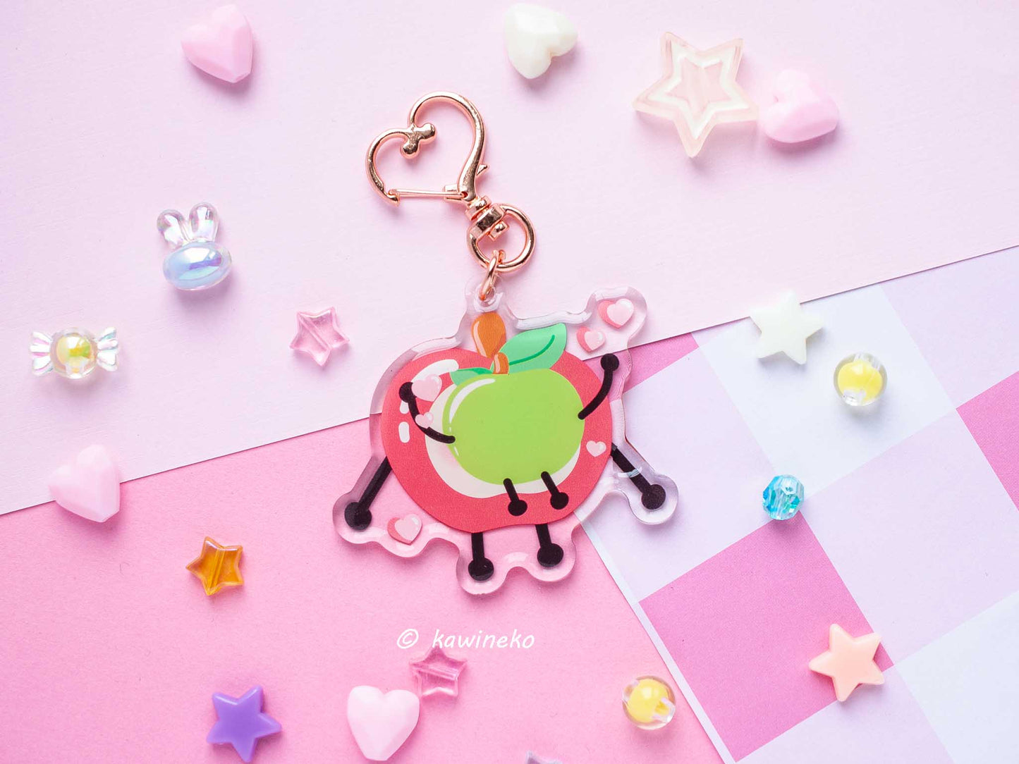 Caleb little apple keychain love and deep space lads