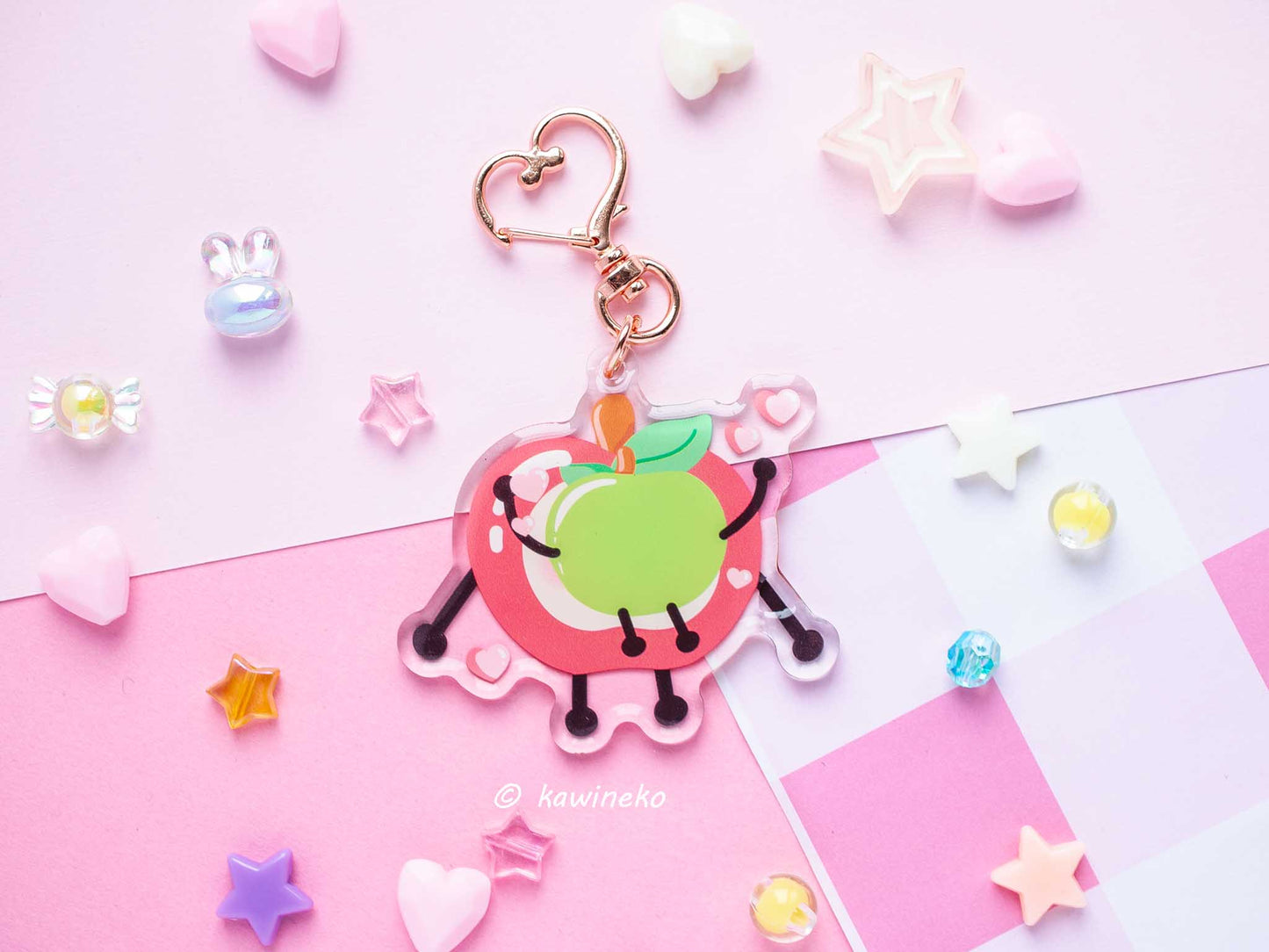 Caleb little apple keychain love and deep space lads