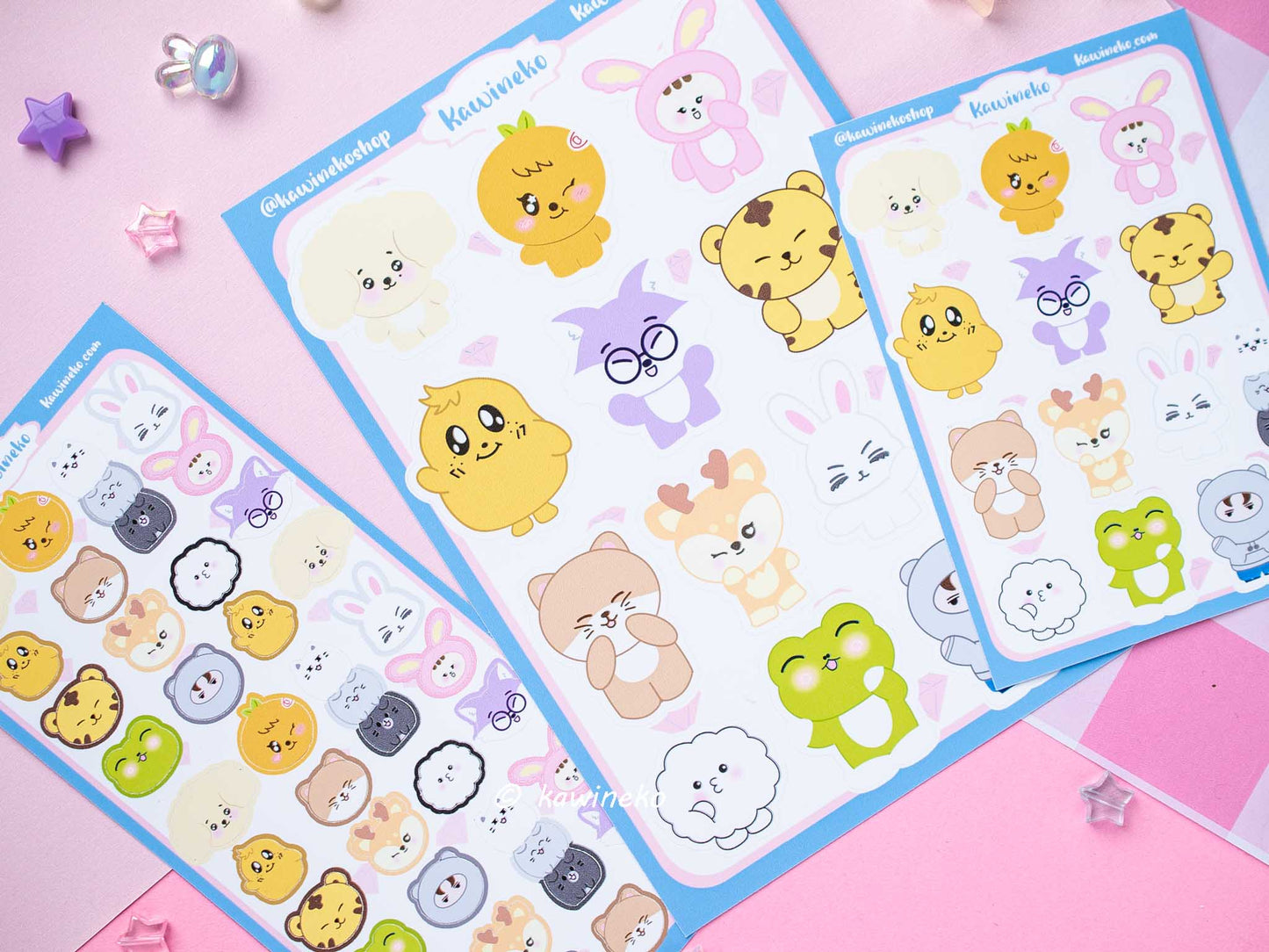 Seventeen svt carat sticker sheet kpop stationery office