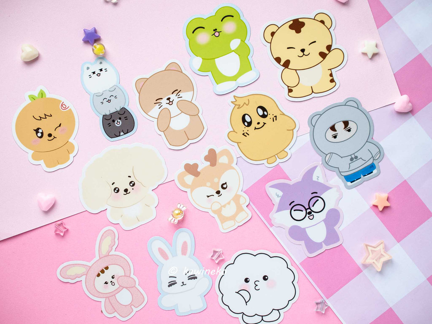 Seventeen svt carat waterproof Vinyl stickers Die cut