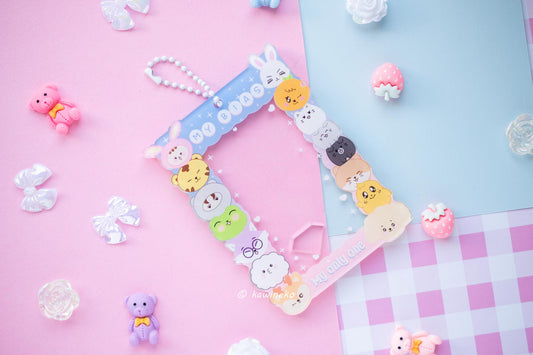 Seventeen SVT Double Window pc holder acrylic card holder kpop photocard cardholder keychain