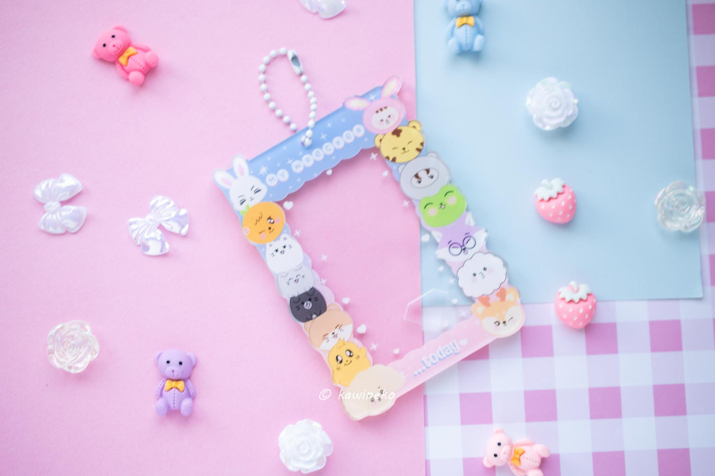 Seventeen SVT Double Window pc holder acrylic card holder kpop photocard cardholder keychain