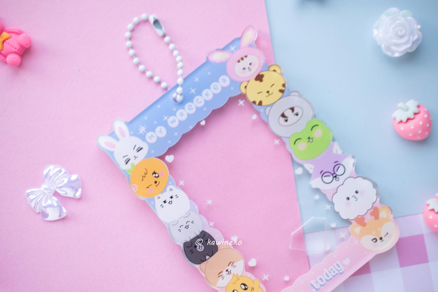 Seventeen SVT Double Window pc holder acrylic card holder kpop photocard cardholder keychain