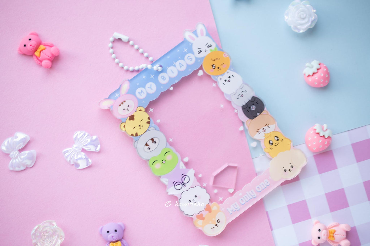 Seventeen SVT Double Window pc holder acrylic card holder kpop photocard cardholder keychain