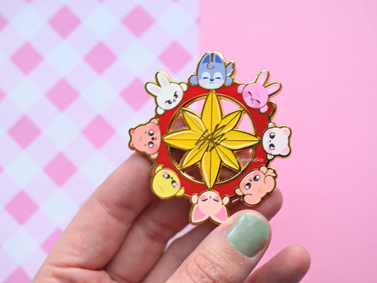 PRE-ORDER skzoo Stray Kids enamel pin  kpop charm keychain