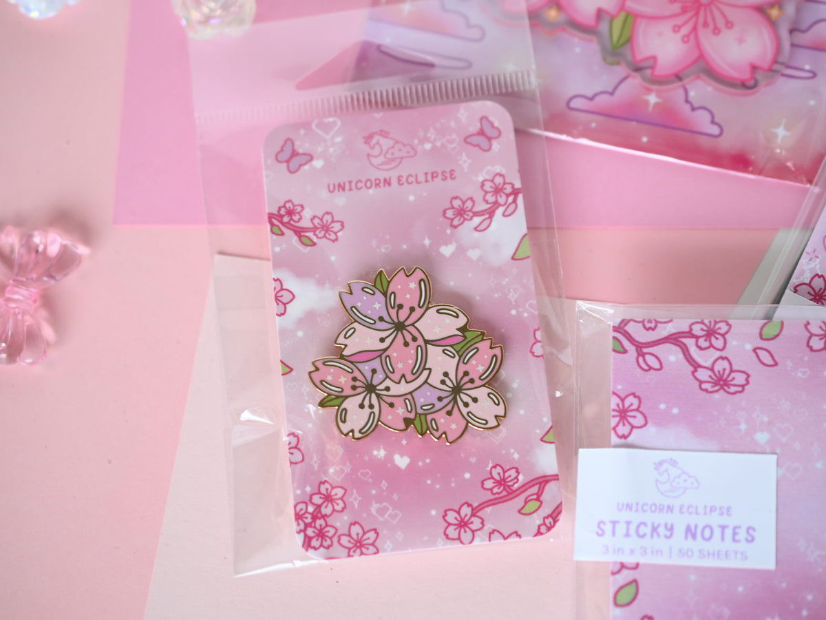 Sakura stationery Unicorn Eclipse keychain pin memopad sticky note bookmarkt