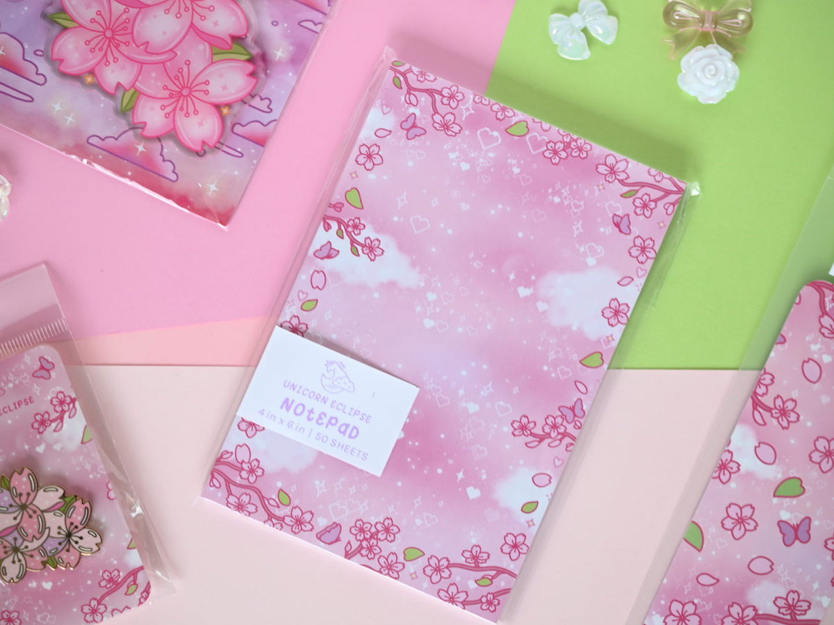 Sakura stationery Unicorn Eclipse keychain pin memopad sticky note bookmarkt