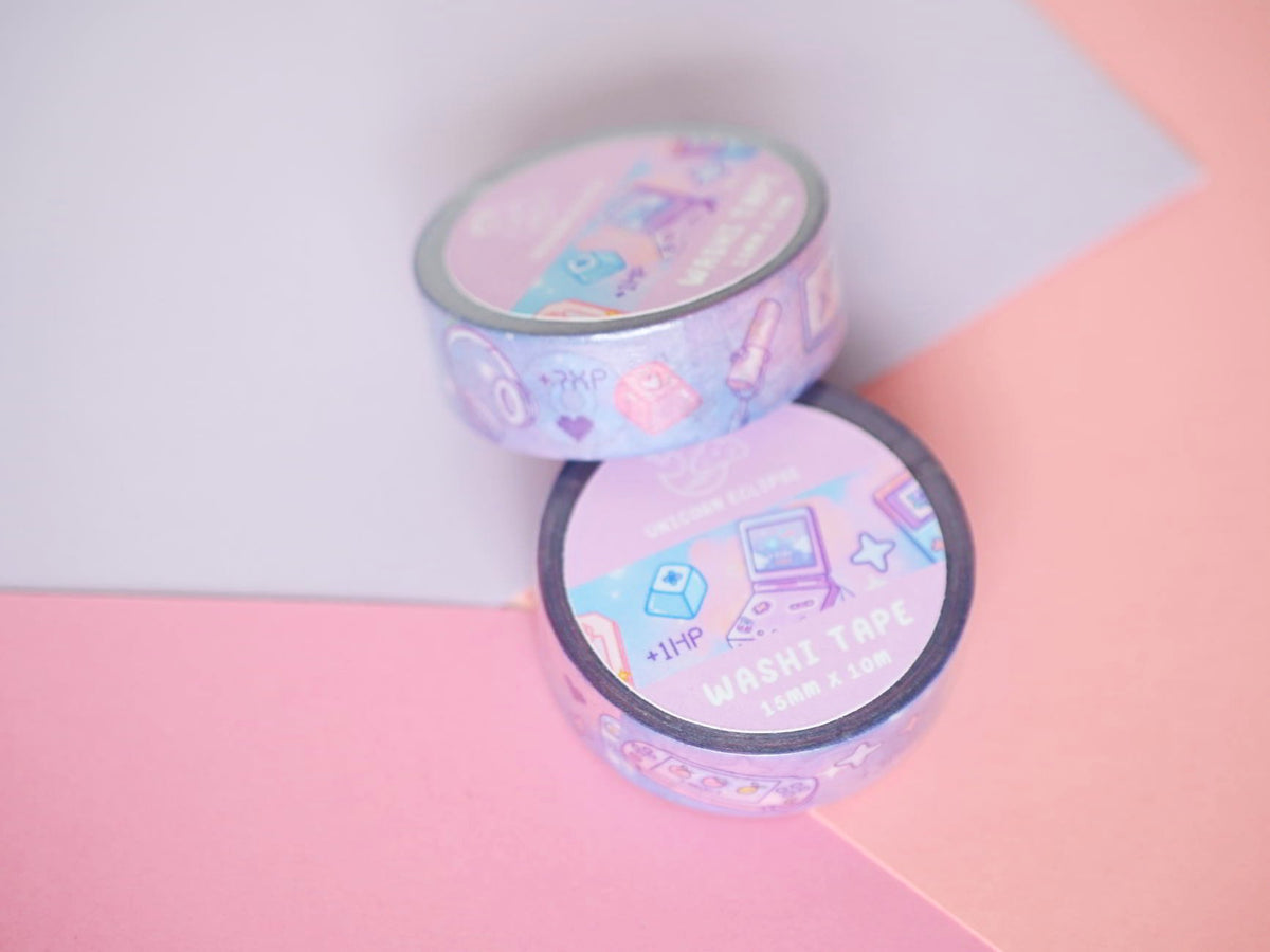 Gaming time Unicorn Eclipse stationery coaster memopad sticky note washi tape pin