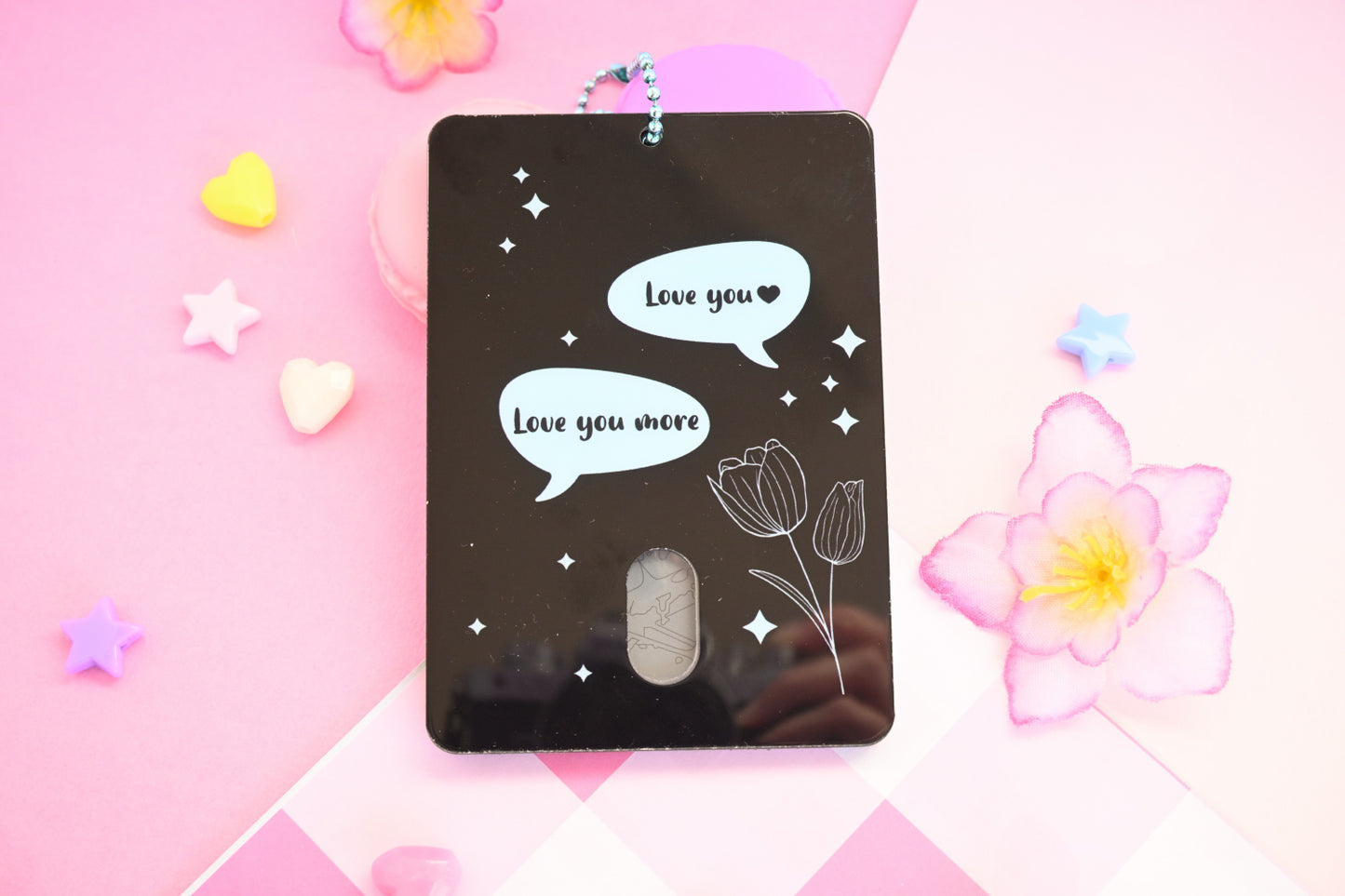 Emotional support idol acrylic card holder kpop photocard holder cardholder keychain Gift for fans pc