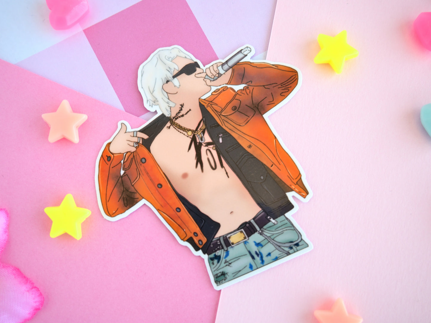 Mingi coachella Ateez waterproof Vinyl stickers Die cut