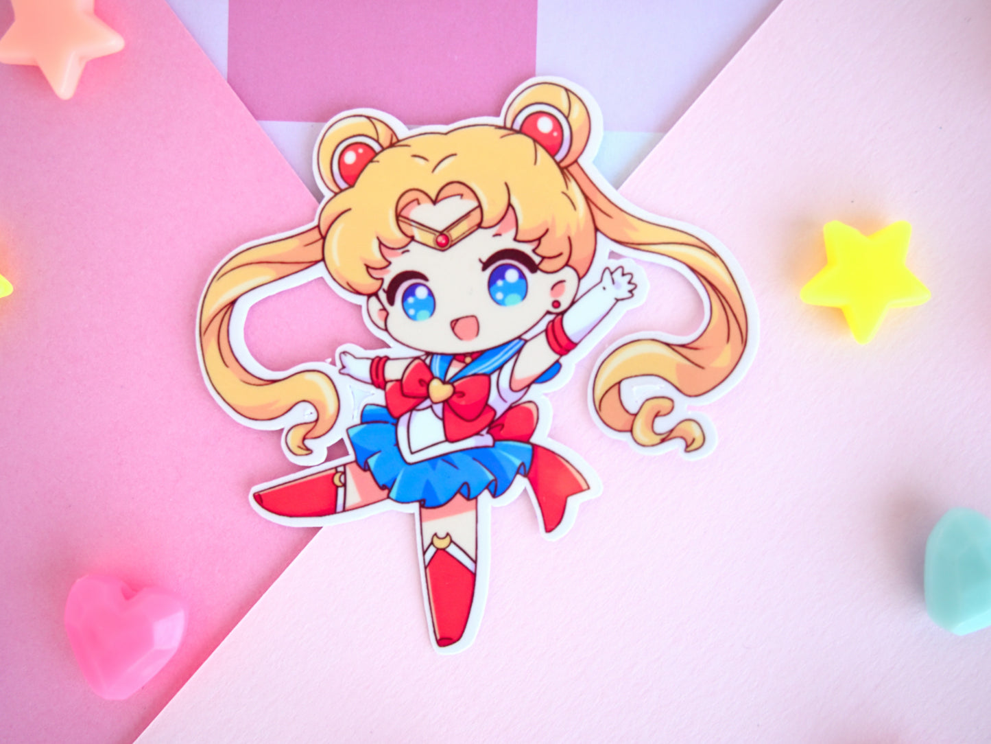 Sailor Moon waterproof Vinyl stickers  Die cut anime manga