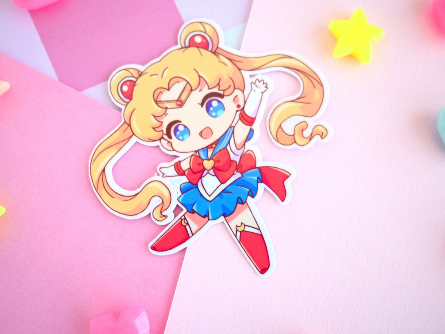 Sailor Moon waterproof Vinyl stickers  Die cut anime manga