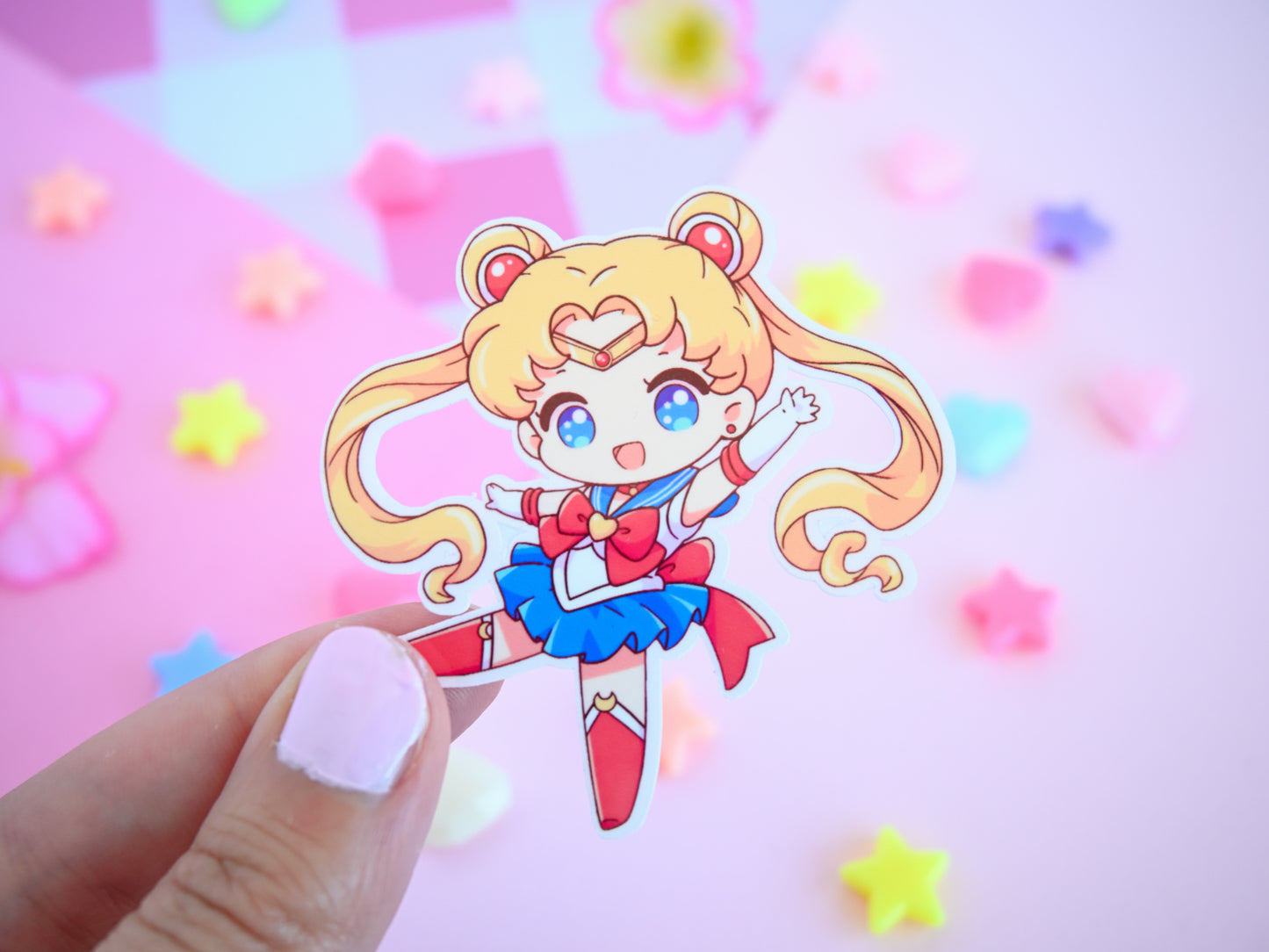 Sailor Moon waterproof Vinyl stickers  Die cut anime manga