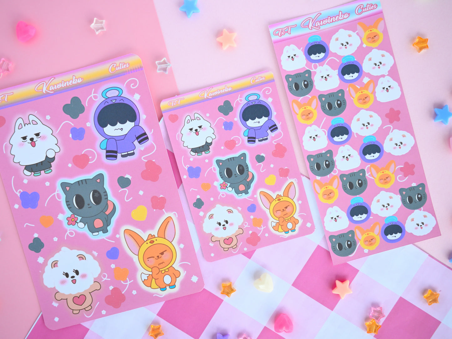 TxT animals stickers Tomorrow x Together PPULBATU sticker sheet