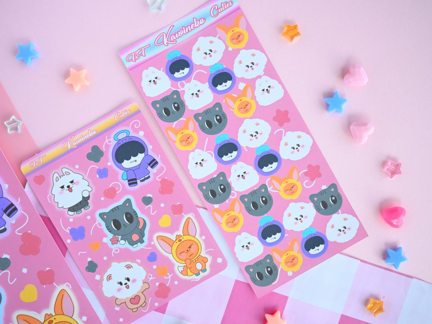 TxT animals stickers Tomorrow x Together PPULBATU sticker sheet