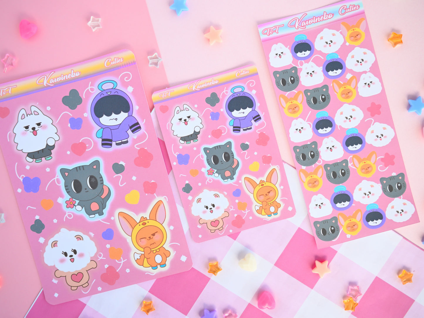 TxT animals stickers Tomorrow x Together PPULBATU sticker sheet