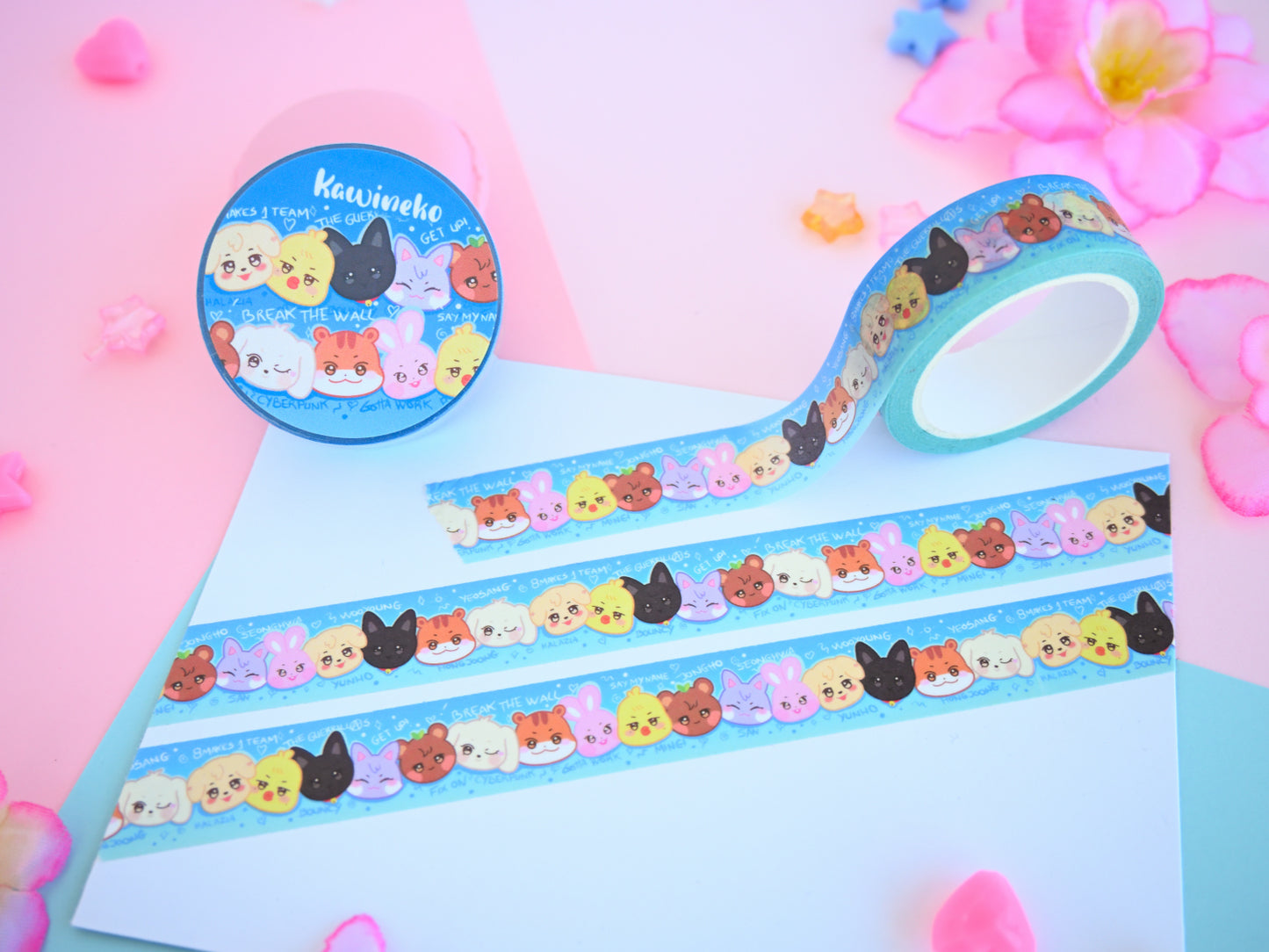 Aniteez washi tape Ateez merch kpop