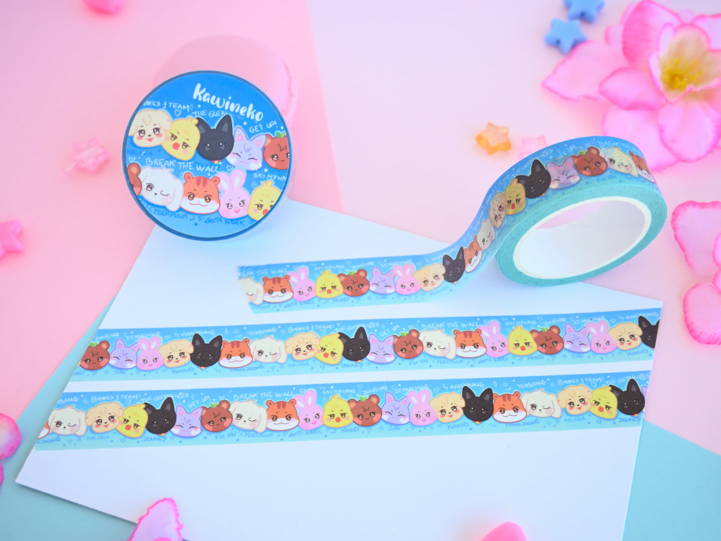 Aniteez washi tape Ateez merch kpop