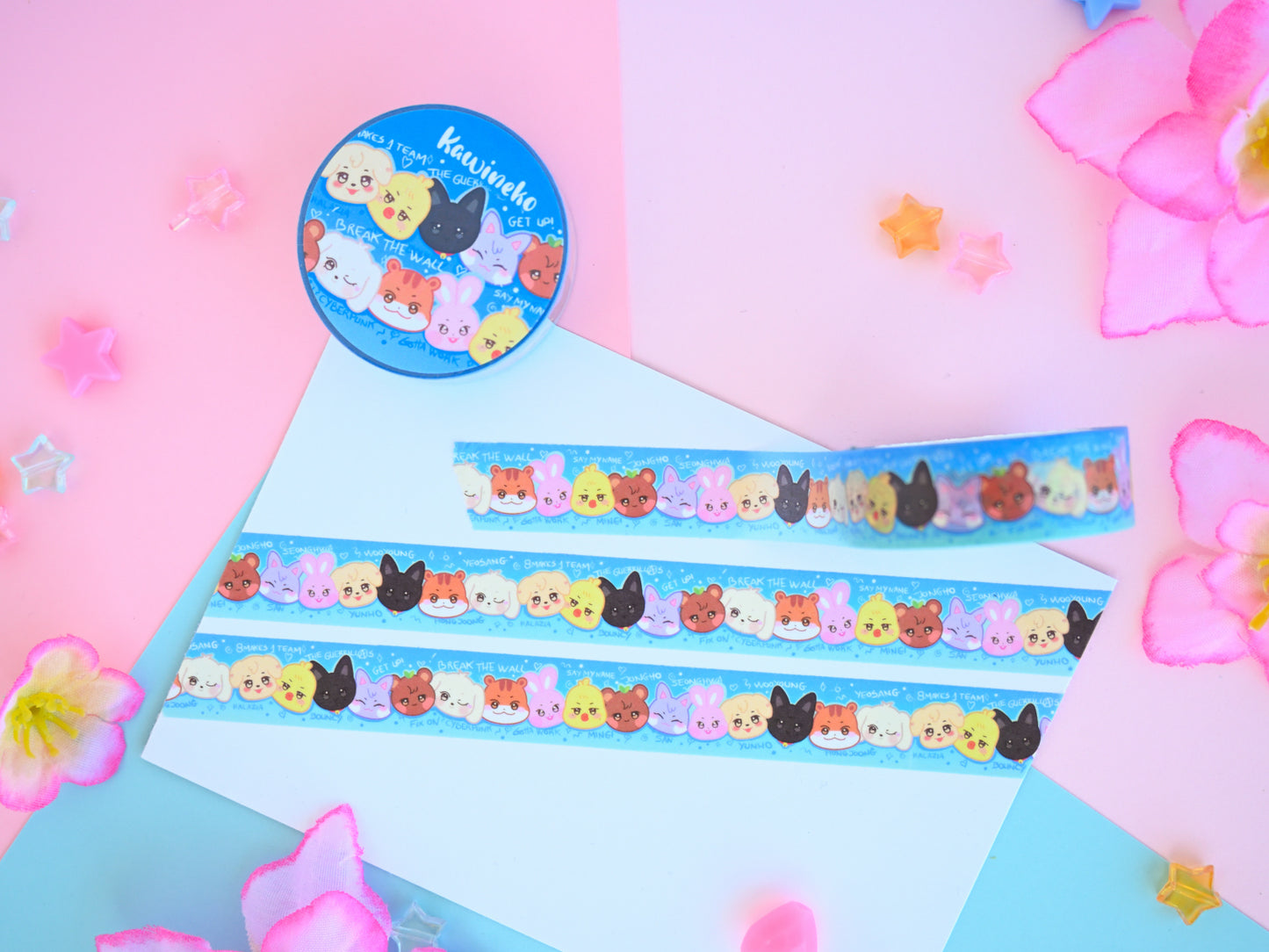 Aniteez washi tape Ateez merch kpop