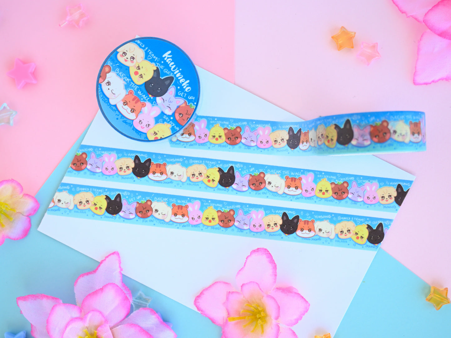 Aniteez washi tape Ateez merch kpop