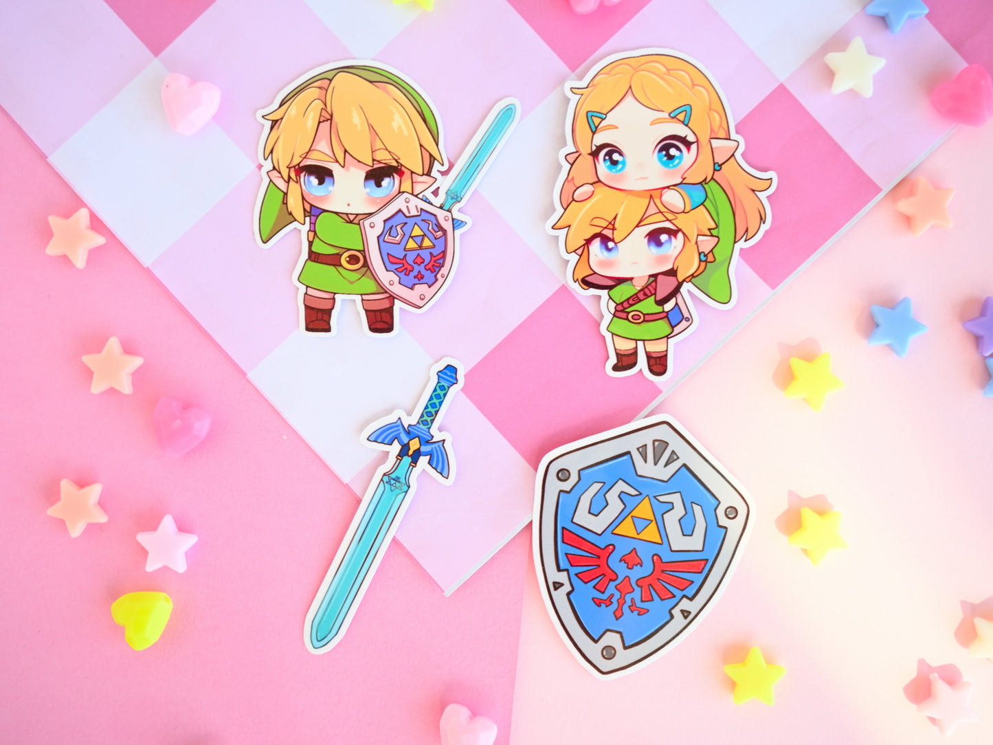 Legend of Zelda Link waterproof Vinyl stickers Die cut gaming gamer