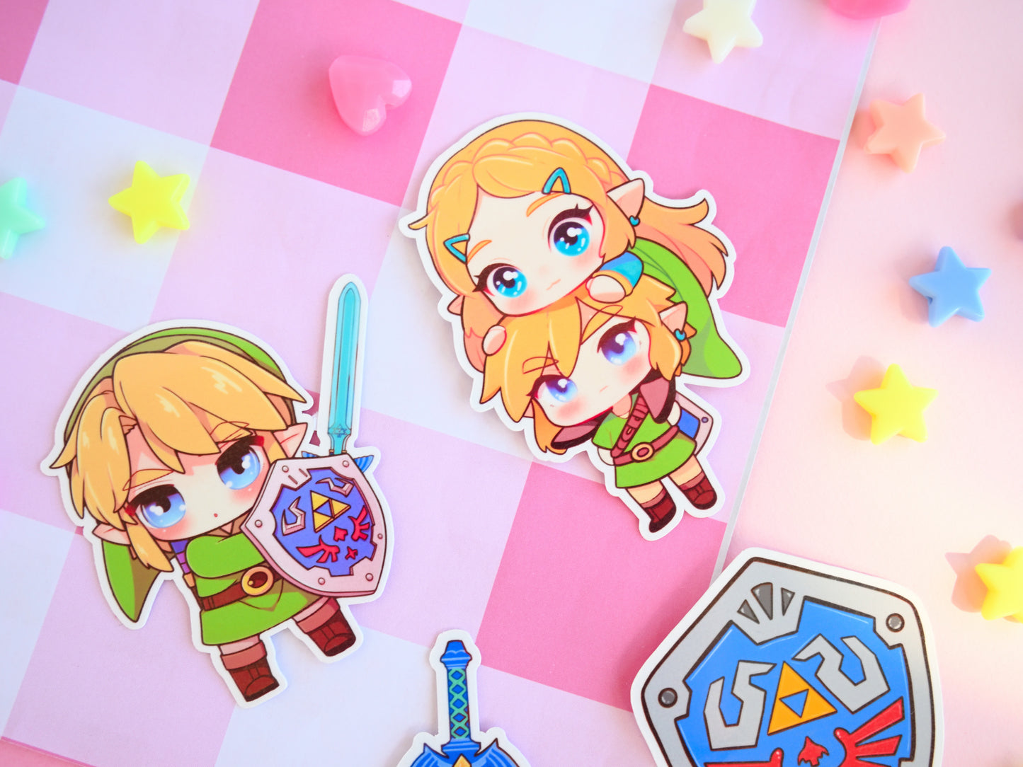 Legend of Zelda Link waterproof Vinyl stickers Die cut gaming gamer