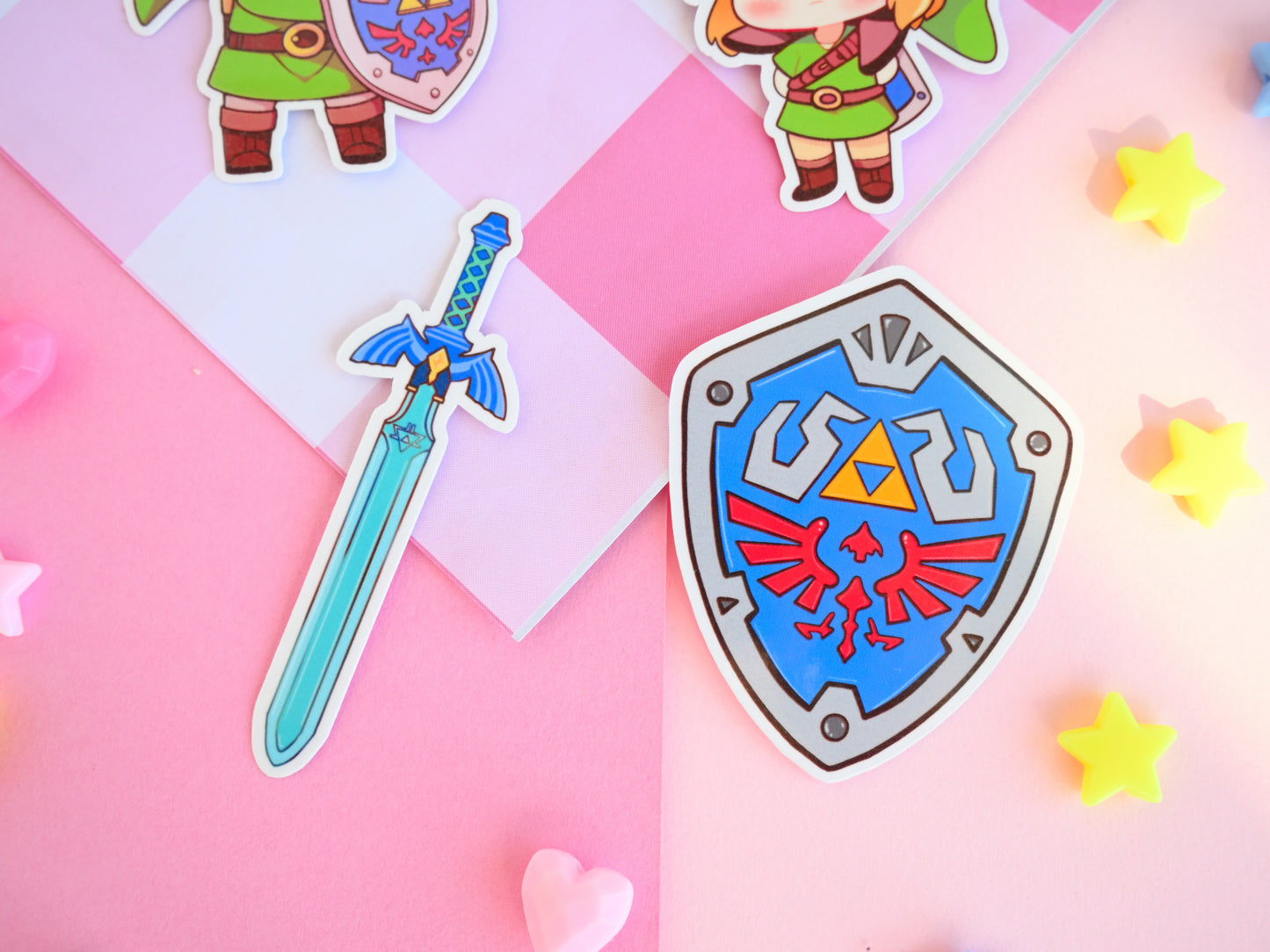 Legend of Zelda Link waterproof Vinyl stickers Die cut gaming gamer