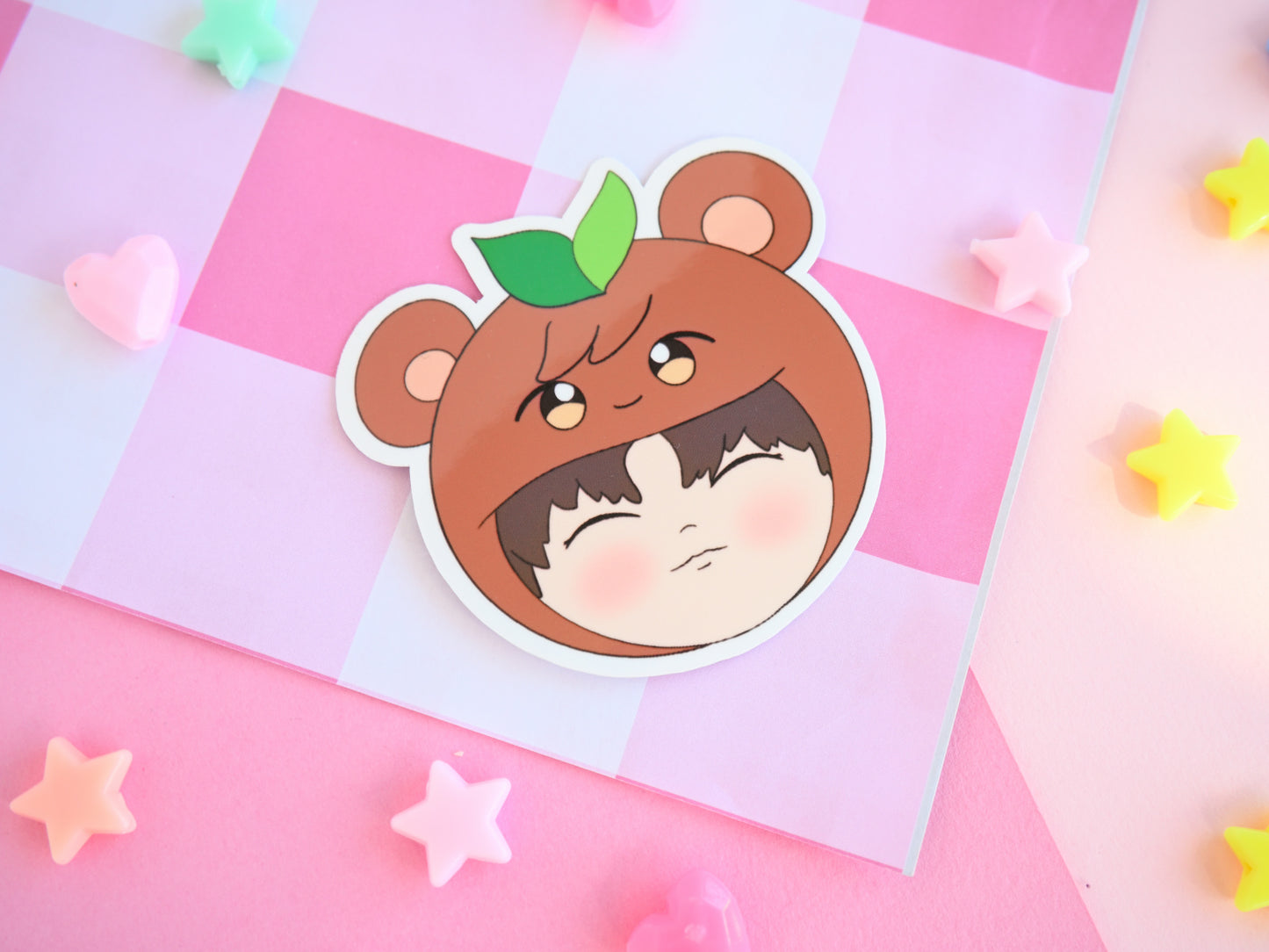 Jongho aniteez chibi  Ateez waterproof Vinyl stickers Diecut