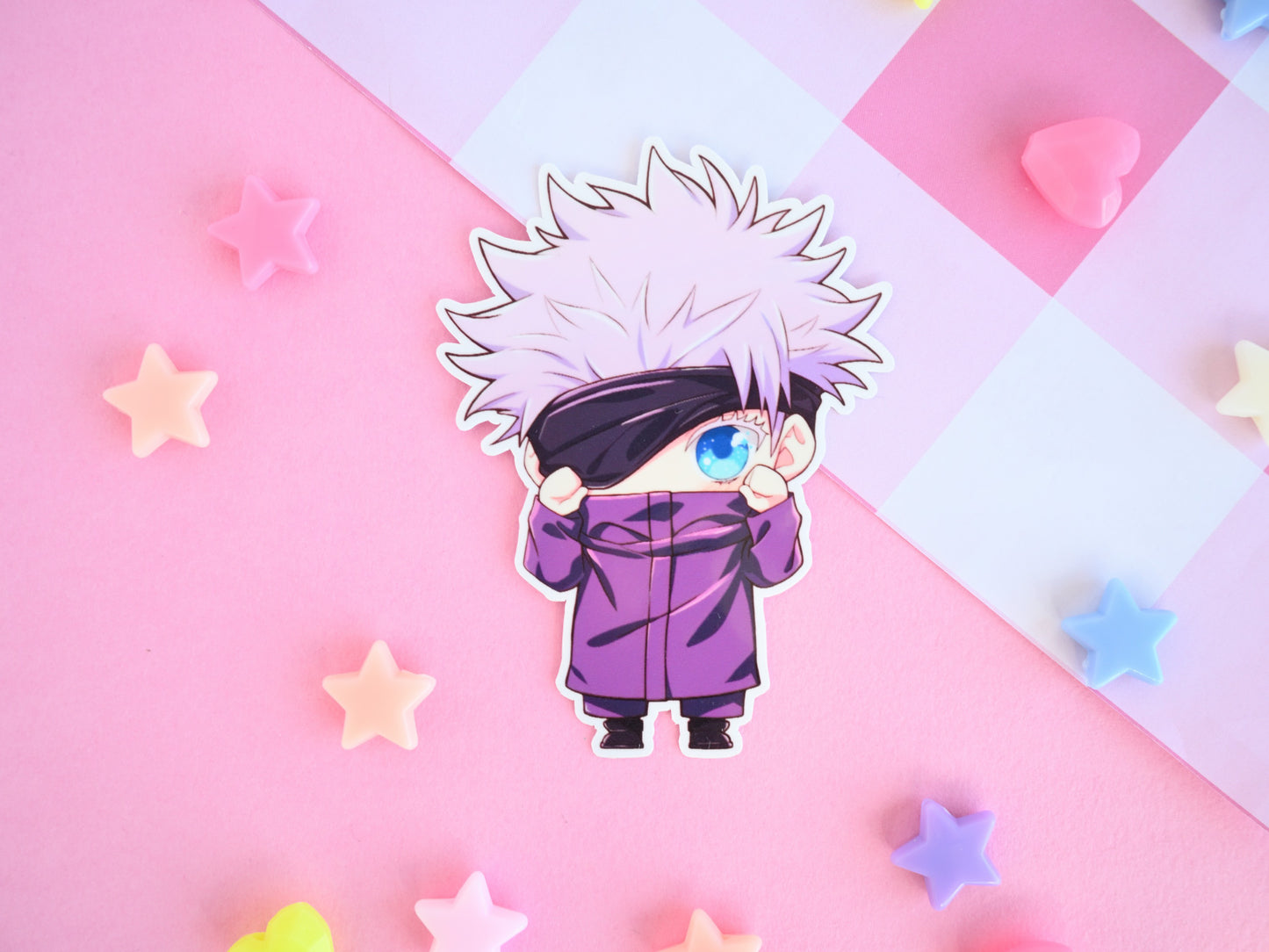 Gojo JJK waterproof Vinyl stickers  Die cut anime manga jujutsu kaisen