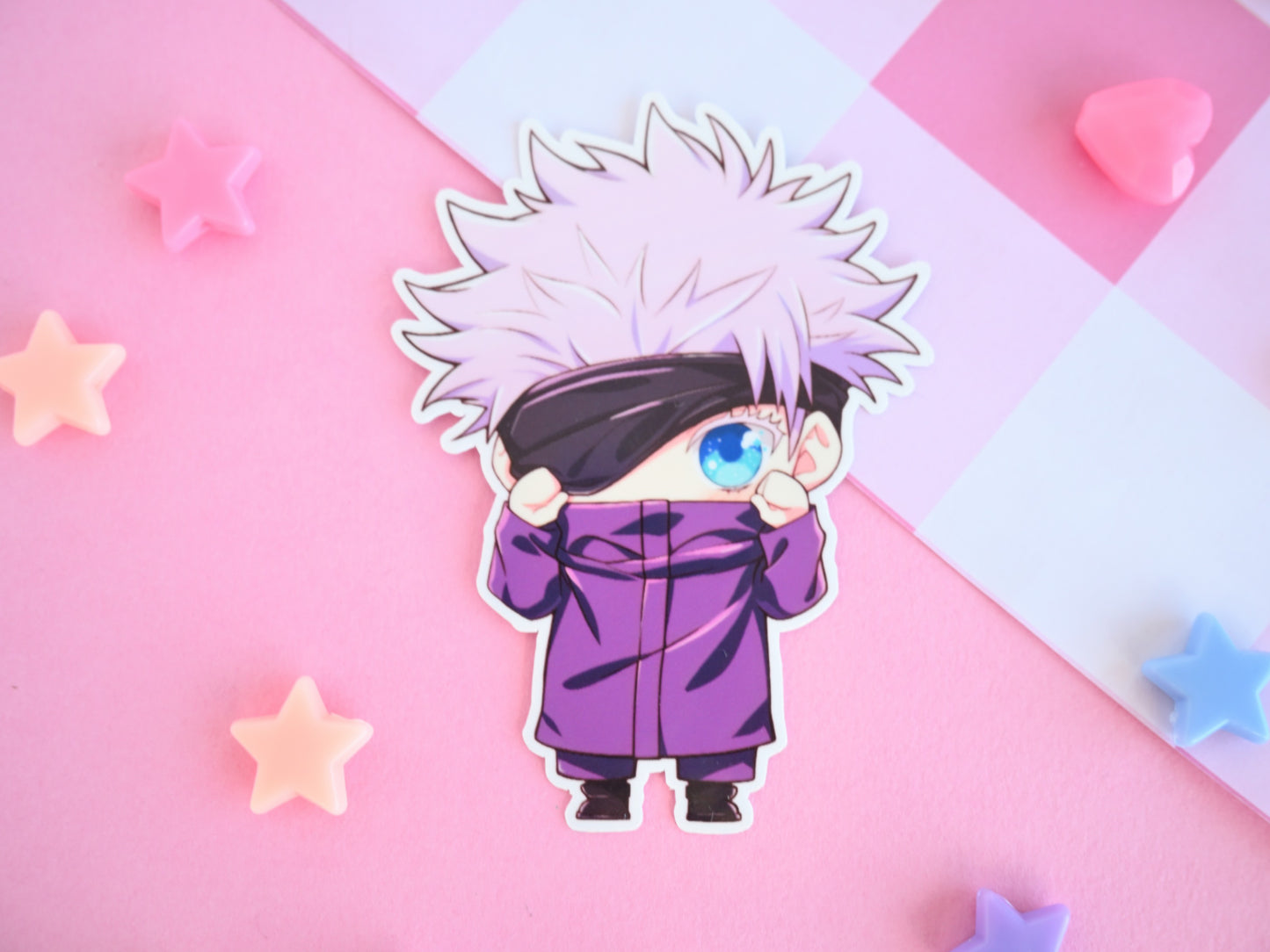 Gojo JJK waterproof Vinyl stickers  Die cut anime manga jujutsu kaisen