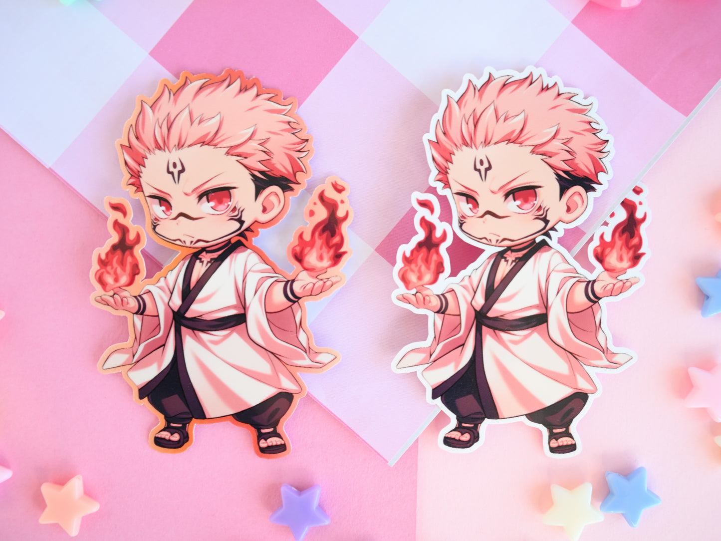 itadori JJK sukuna  waterproof Vinyl stickers  Die cut anime manga jujutsu kaisen