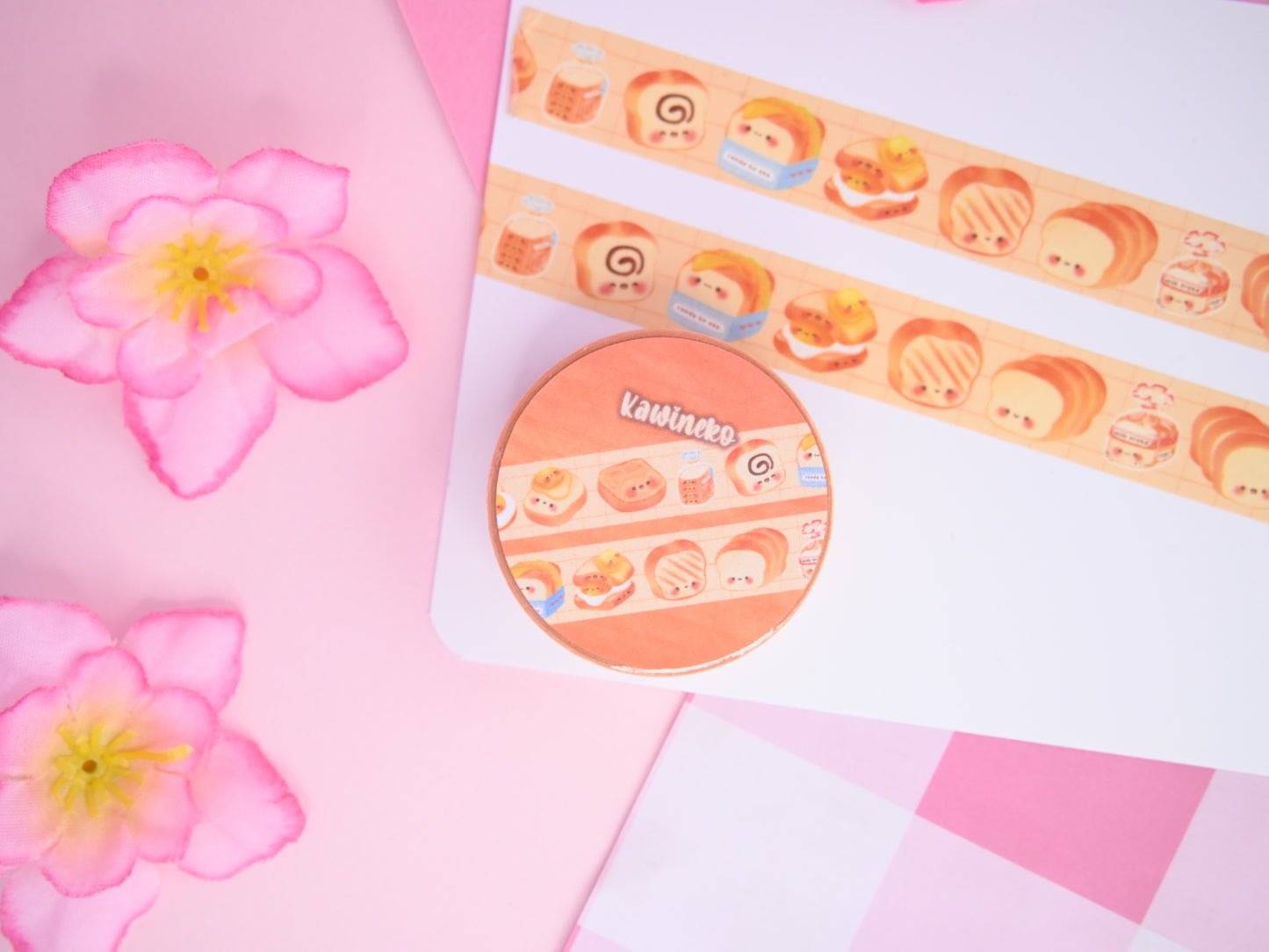 cute loaf washi tape cute stationery cafe kawaii bread