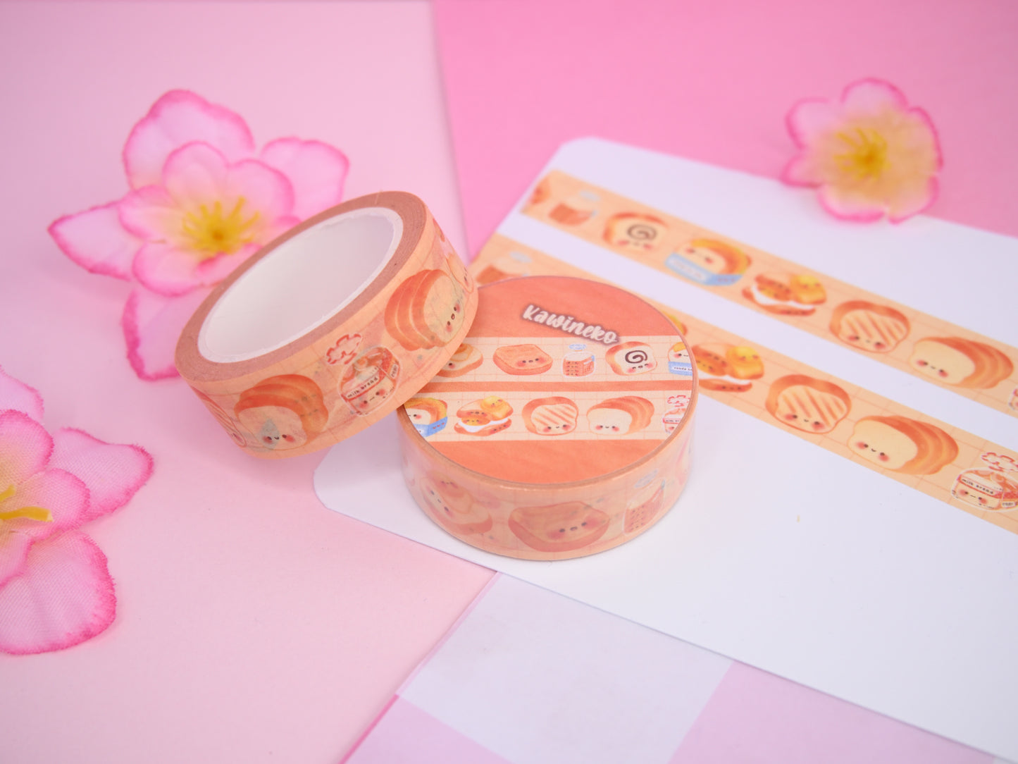 cute loaf washi tape cute stationery cafe kawaii bread