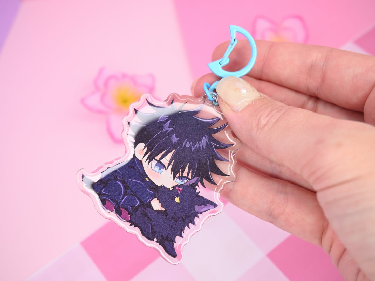 Keychain Megumi JJK sukuna anime manga Jujutsu Kaisen accessories