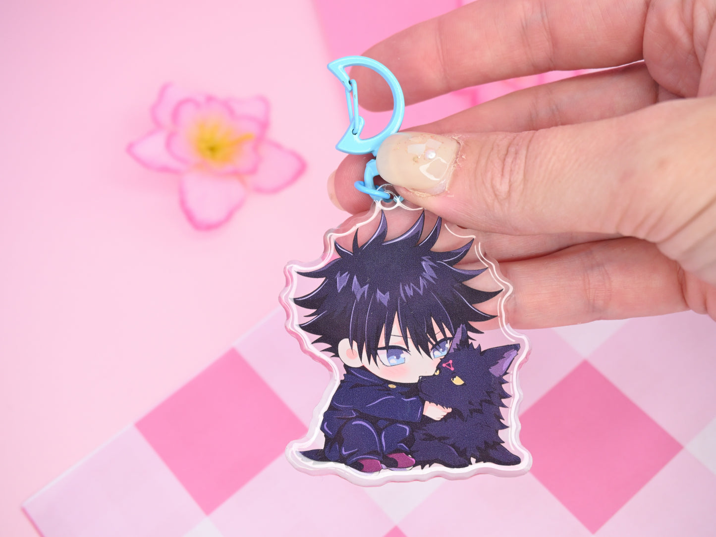 Keychain Megumi JJK sukuna anime manga Jujutsu Kaisen accessories