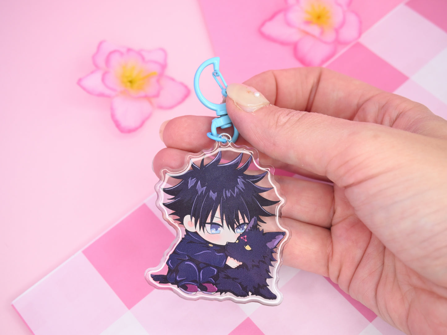 Keychain Megumi JJK sukuna anime manga Jujutsu Kaisen accessories