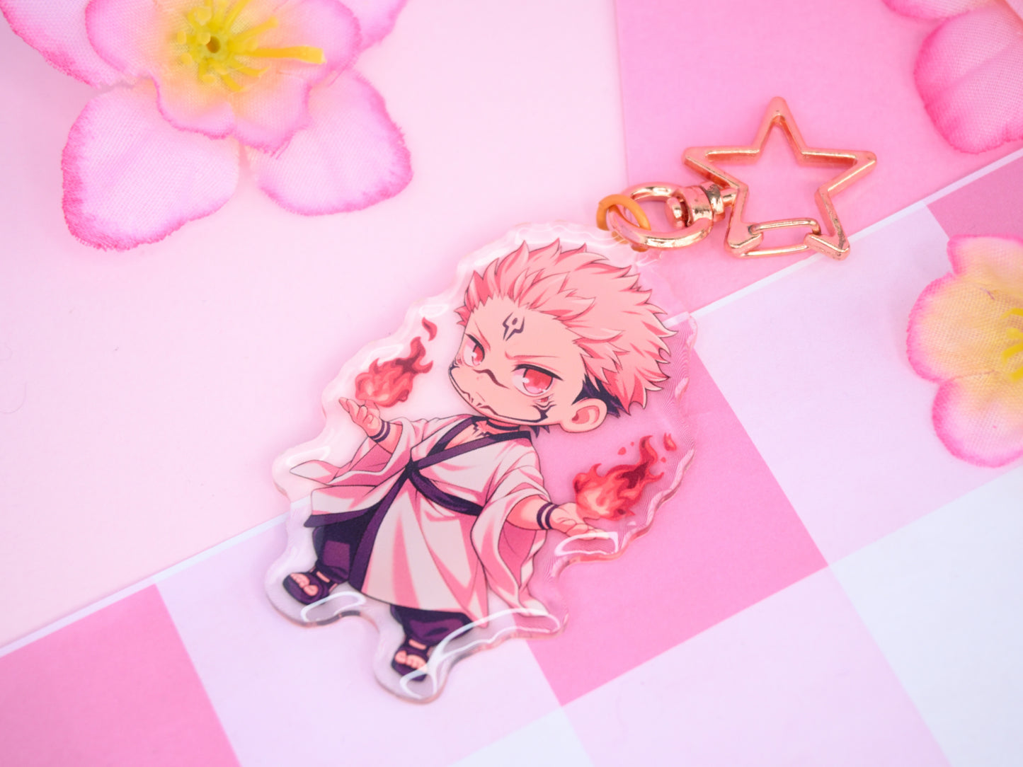 Keychain Sukuna JJK sukuna anime manga Jujutsu Kaisen accessories