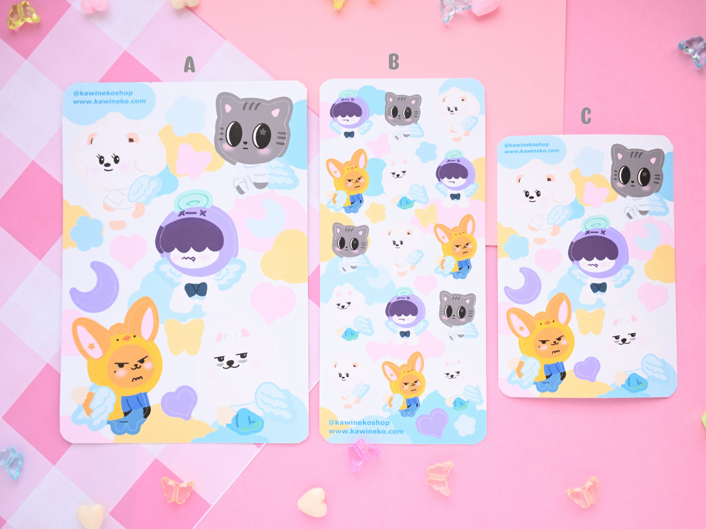 TxT animals stickers Tomorrow x Together PPULBATU sticker sheet