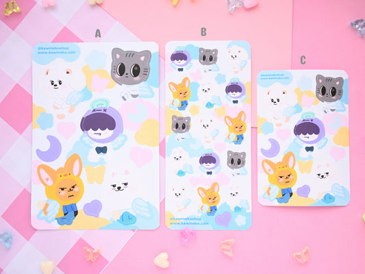 TxT animals stickers Tomorrow x Together PPULBATU sticker sheet