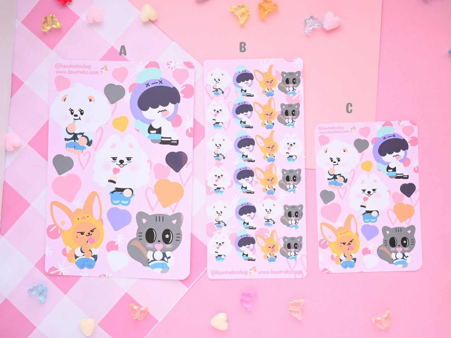 TxT animals stickers Tomorrow x Together PPULBATU sticker sheet