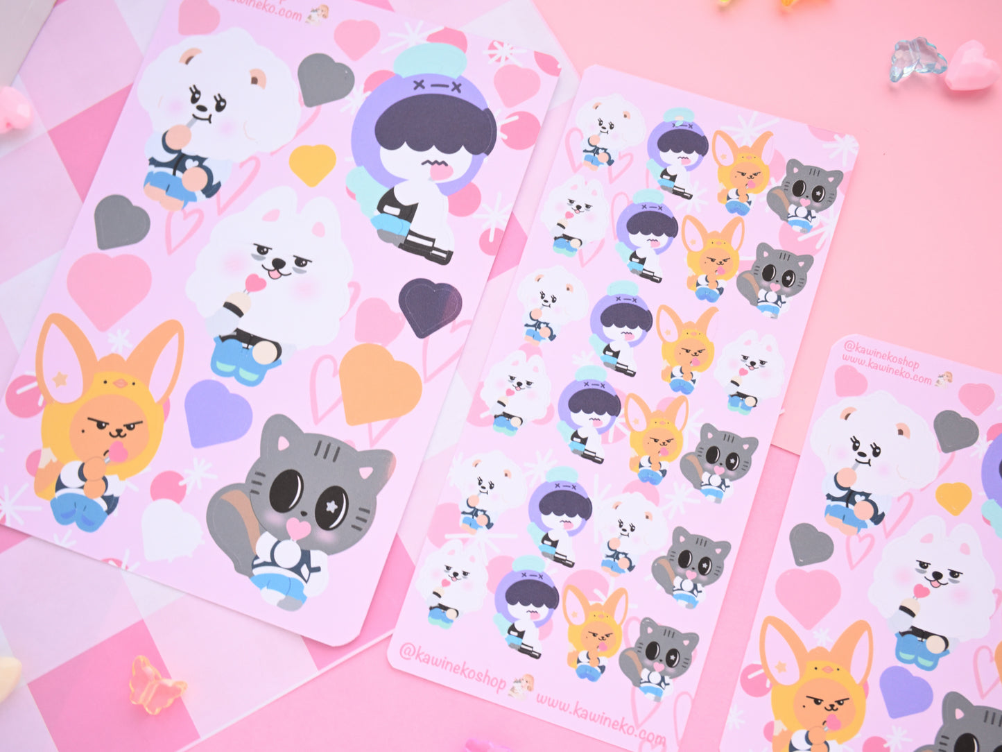 TxT animals stickers Tomorrow x Together PPULBATU sticker sheet