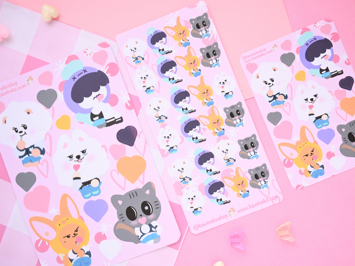 TxT animals stickers Tomorrow x Together PPULBATU sticker sheet